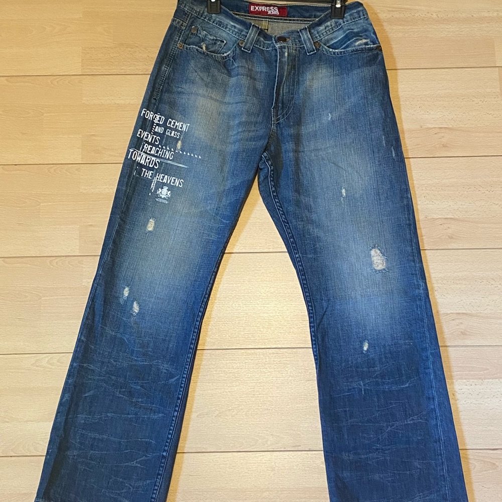 Men’s Express Jeans Loose Fit Bootcut 32x32
